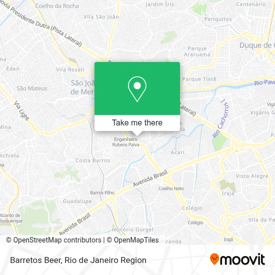 Barretos Beer map
