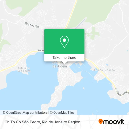 Cb To Go São Pedro map