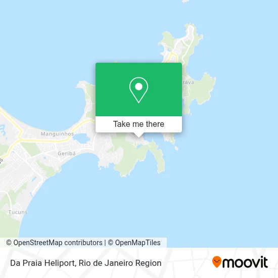 Da Praia Heliport map