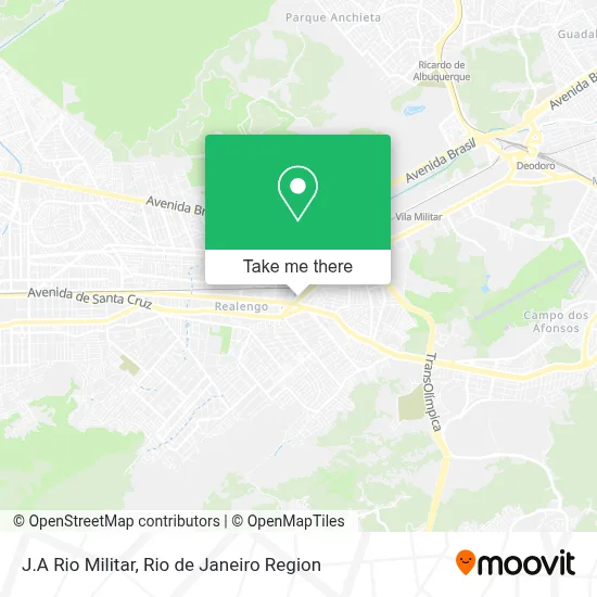 J.A Rio Militar map