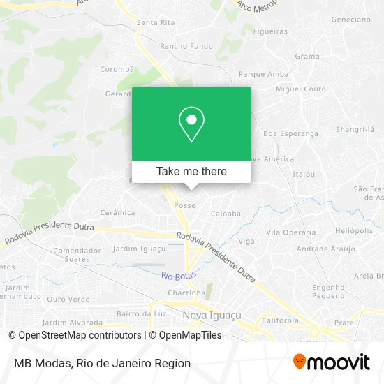 MB Modas map