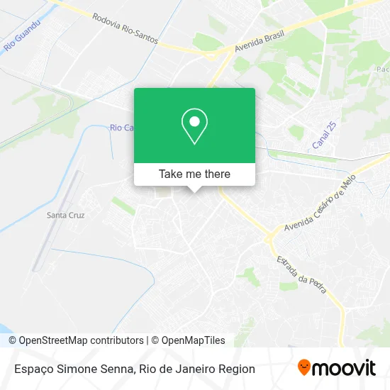 Espaço Simone Senna map