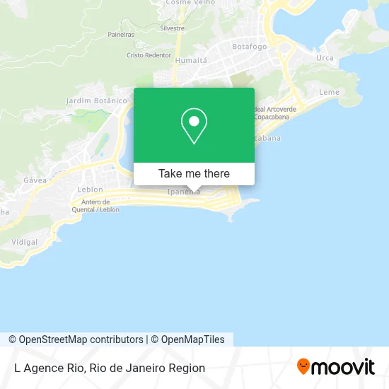 L Agence Rio map