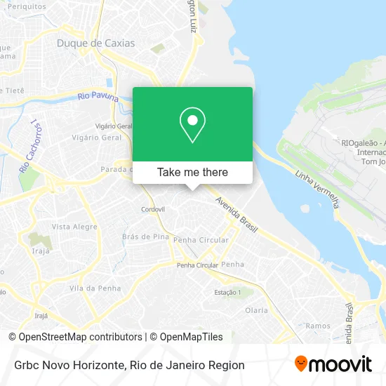Grbc Novo Horizonte map