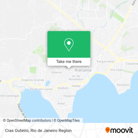 Cras Outeiro map