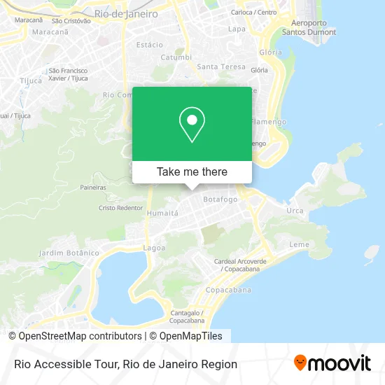 Rio Accessible Tour map