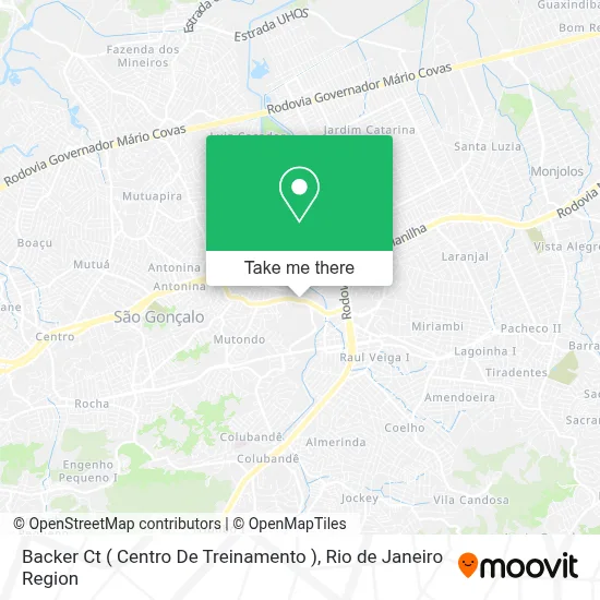 Backer Ct ( Centro De Treinamento ) map