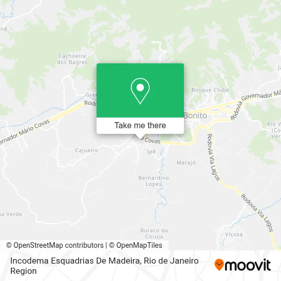 Incodema Esquadrias De Madeira map