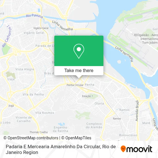 Padaria E Mercearia Amarelinho Da Circular map