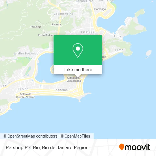 Petshop Pet Rio map