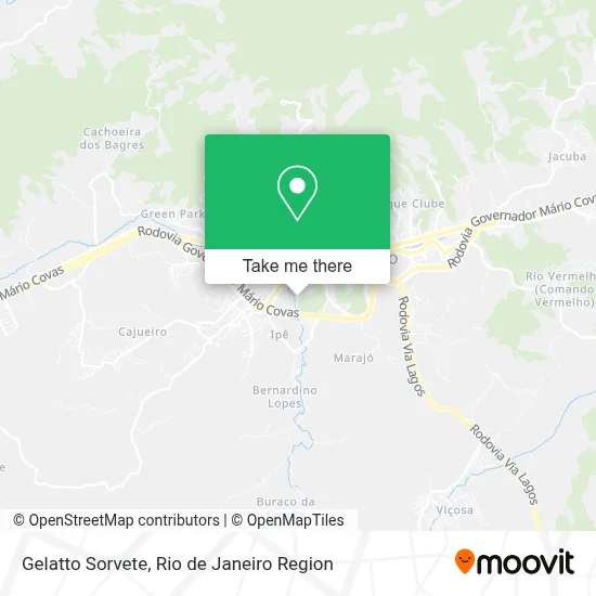 Gelatto Sorvete map
