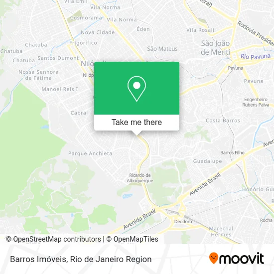 Barros Imóveis map