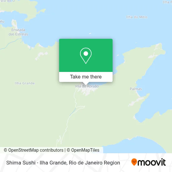 Shima Sushi - Ilha Grande map