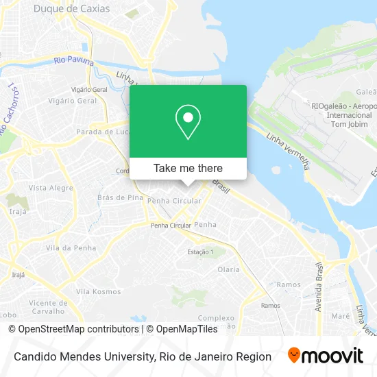 Candido Mendes University map