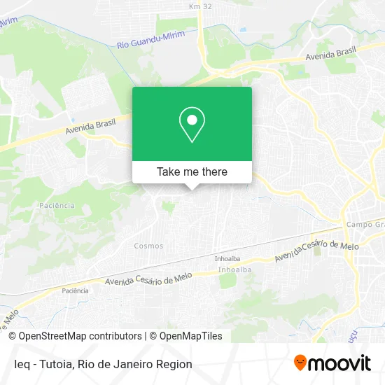 Ieq - Tutoia map