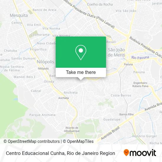 Centro Educacional Cunha map