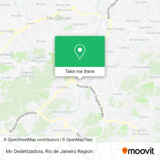Mv Dedetizadora map