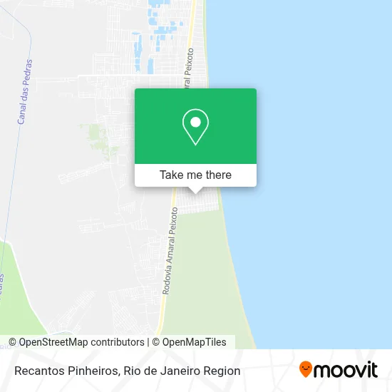 Recantos Pinheiros map