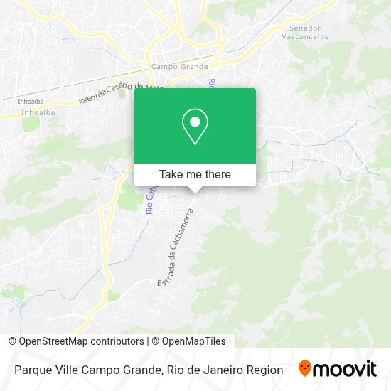 Parque Ville Campo Grande map