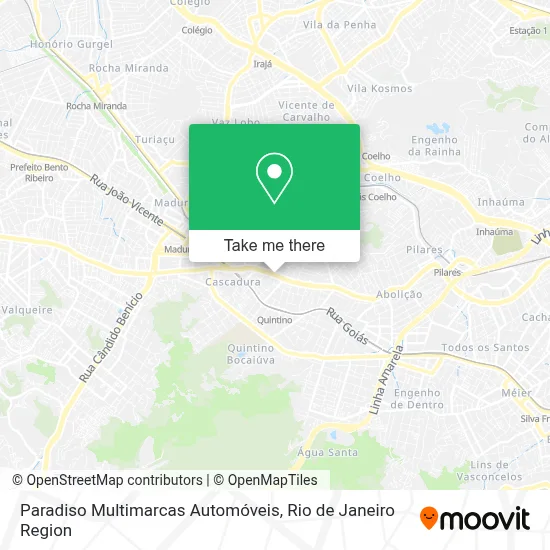 Paradiso Multimarcas Automóveis map