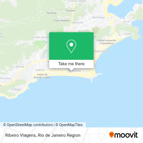 Ribeiro Viagens map