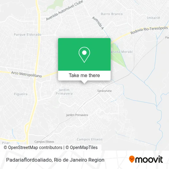 Padariaflordoaliado map