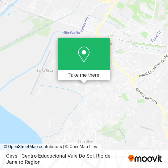 Cevs - Centro Educacional Vale Do Sol map