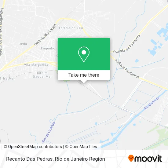 Recanto Das Pedras map
