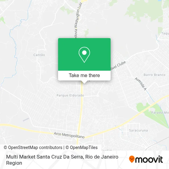 Multi Market Santa Cruz Da Serra map