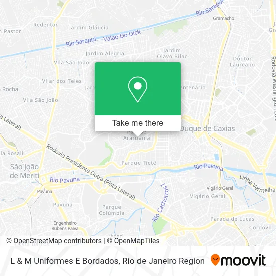L & M Uniformes E Bordados map