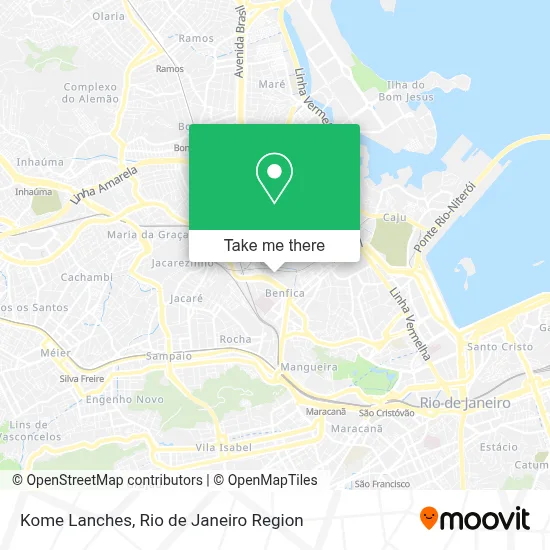 Kome Lanches map