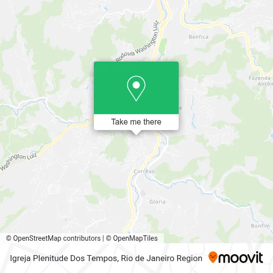 Igreja Plenitude Dos Tempos map