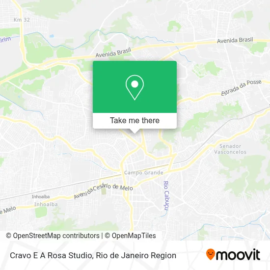 Cravo E A Rosa Studio map