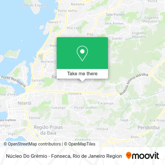 Núcleo Do Grêmio - Fonseca map