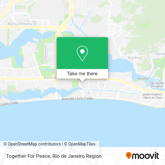 Together For Peace map
