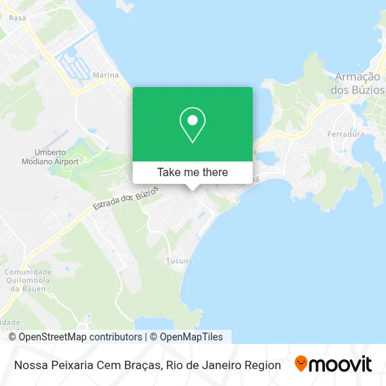 Nossa Peixaria Cem Braças map