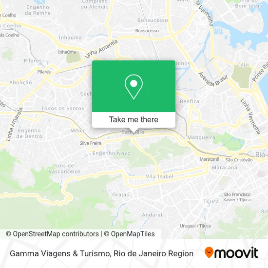 Gamma Viagens & Turismo map