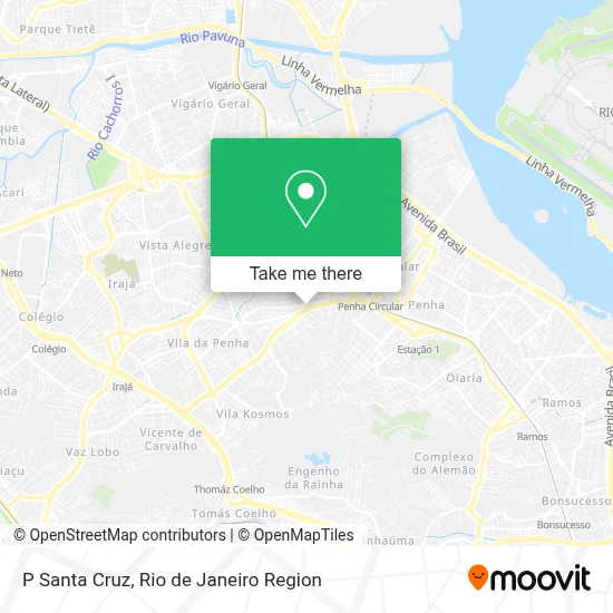 P Santa Cruz map