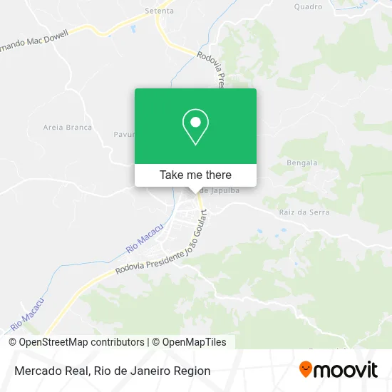 Mercado Real map