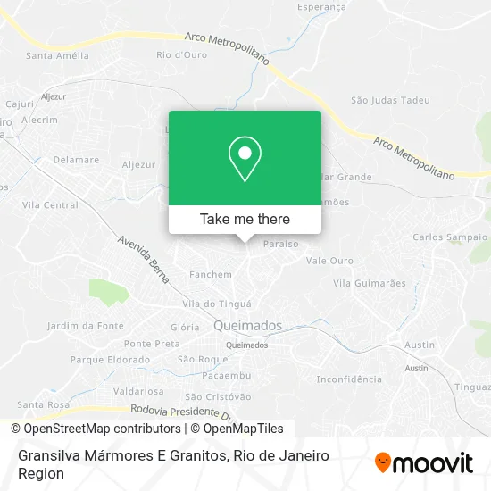 Gransilva Mármores E Granitos map