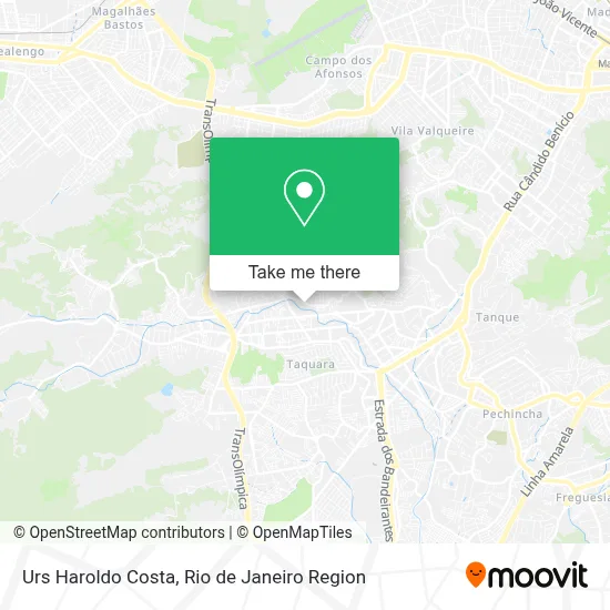 Urs Haroldo Costa map
