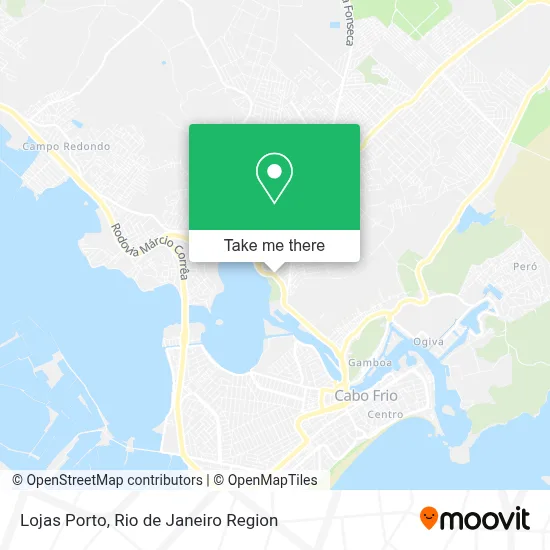 Lojas Porto map