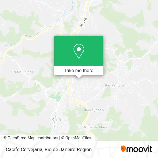 Cacife Cervejaria map