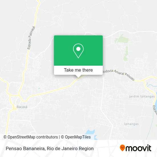 Pensao Bananeira map
