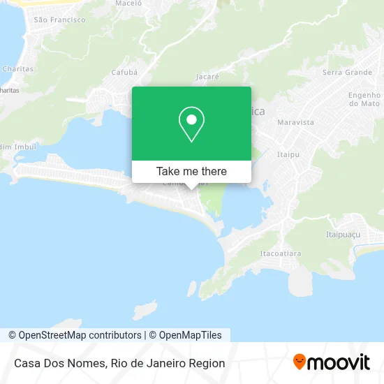 Casa Dos Nomes map