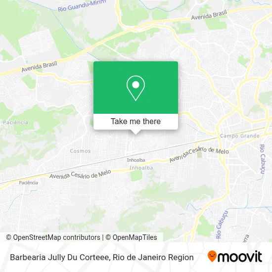 Barbearia Jully Du Corteee map