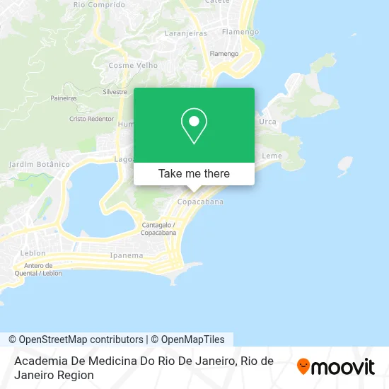 Academia De Medicina Do Rio De Janeiro map