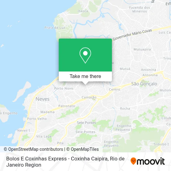 Bolos E Coxinhas Express - Coxinha Caipira map