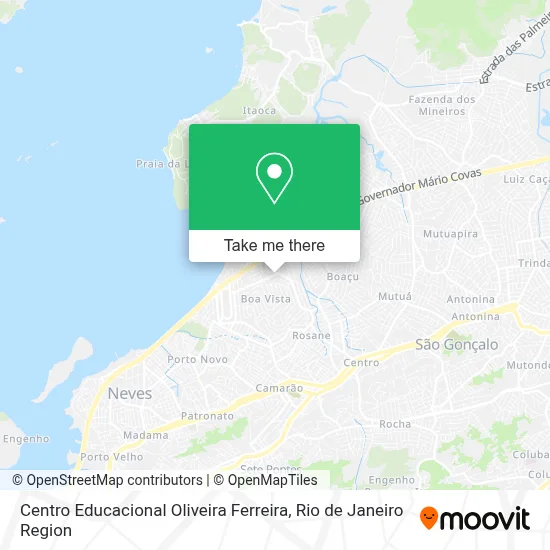 Centro Educacional Oliveira Ferreira map