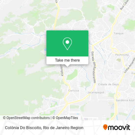 Colônia Do Biscoito map